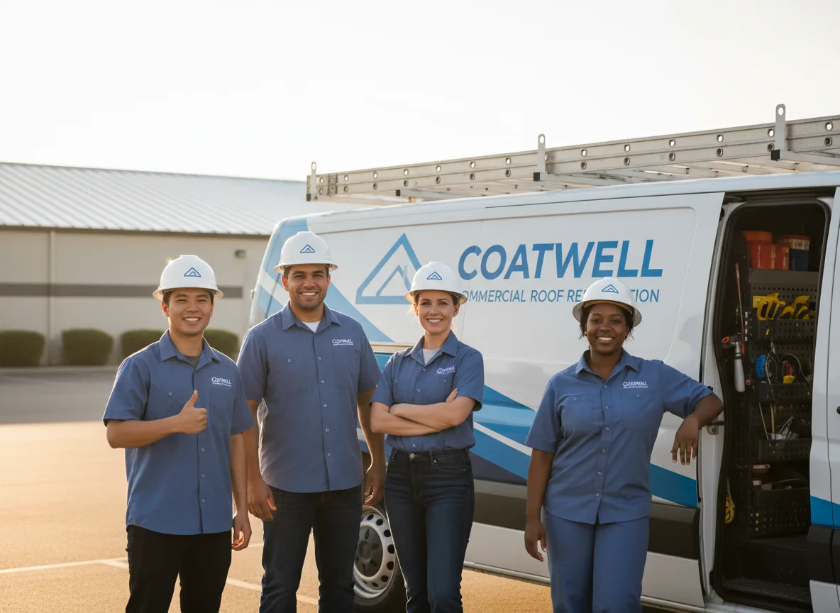 Commercial roof coating company in Whitehall, WI